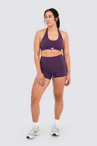 Essentials Halter Crop - Mauve