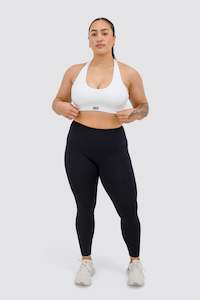 Essentials Halter Crop - Cloud