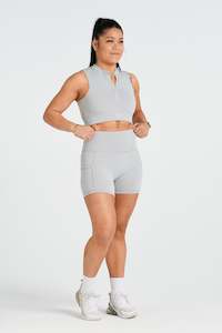 Kyba Crop Bra - Smoke