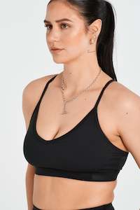 Kyba Strap Bra - Onyx