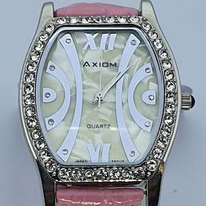 Designer Watch Collection: AXIOM Ladies Quartz Sparkly Crystal Bezel