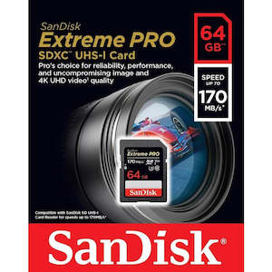 Memory Cards: Sandisk SD Card Extreme Pro - 32GB-256GB