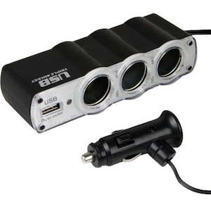 Chargers: Pronto 3 in 1 Cigarette Lighter Port with USB