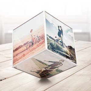 Albums Frames Adhesives: Pronto Spinning Photo Cube