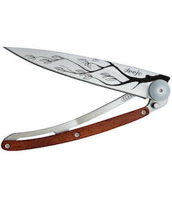 Deejo Art Knives: Deejo Tattoo 37g, Coral wood tree