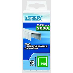 Hardware: Rapid Staples 140/12 2000pcs Plastic Box
