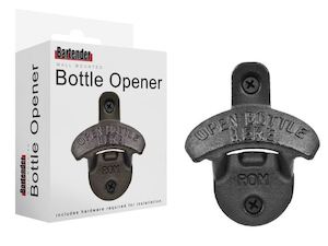 Kitchenware: Wall Mounted Bottle Opener Cast Iron