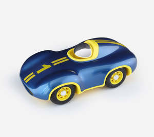 Playforever Heirloom Toys: Playforever PL712 Speedy Lemans Blue/Yellow