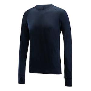 Fr Merino Mesh: FR PANTHER - Mens Long Sleeve Crew Neck