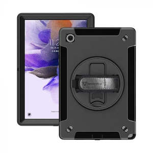 Galaxy Tab A8: RIN-SS-X205 | SAMSUNG GALAXY TAB A8 SM-X200 / X205 | RAINPROOF MILITARY GRADE RUGGED CASE WITH HAND STRAP AND KICK-STAND