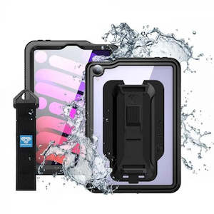 Ipad Mini 6: MXS-IPAD-M6 | IPAD MINI 6 | IP68 WATERPROOF CASE WITH HANDSTRAP & KICKSTAND & X-MOUNT
