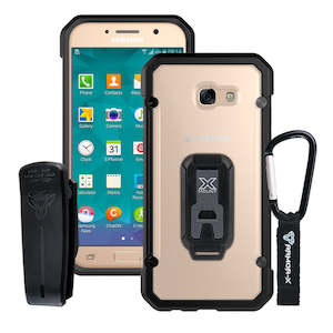 Samsung Galaxy A Series: BT-A3_7-BK ARMOR-X SAMSUNG GALAXY A3 2017 SHOCKPROOF RUGGED CASE + CARABINER