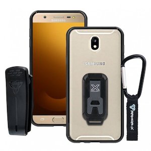 Samsung Galaxy J Series: BX3-J7_7E | GALAXY J7 PRO / J7 2017 EU / J730 | SHOCKPROOF RUGGED CASE + CARABINER