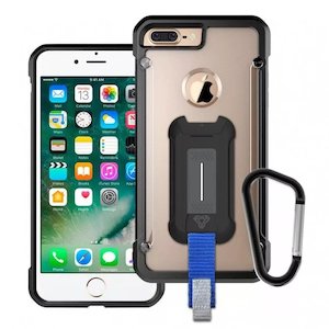 iPhone 7/8 Plus Shockproof Case with Key Mount & Carabiner