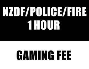 Products: NZDF/Police/Fire Service Discounted 1 Hour Gaming Fee