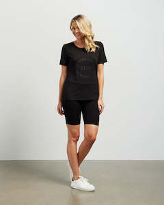 Et Alia: Postcode Tee Black