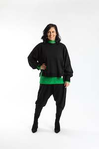 Deeanne Hobbs: Step Sweater Black