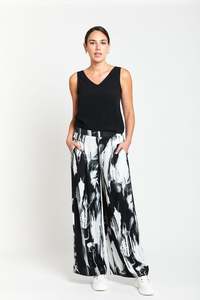 Cityscape Pleat Palazzo