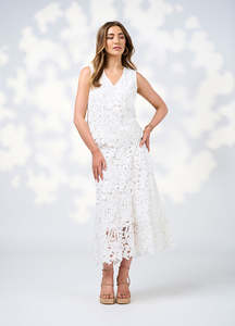 Keira Top Silk White