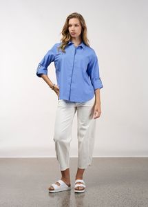 Mixed Media Shirt Sky