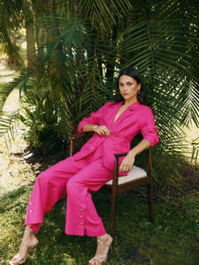 Willa Blazer Fuchsia