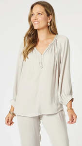 Lux Plait Top Champagne