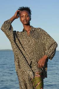 All Tops: Anything But Ordinary Shirt Leopard Palm
