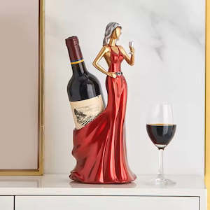 Unique Figurine And Wine Holders: Elegant Wine Bottle Holder