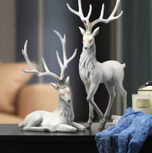 Unique Figurine And Wine Holders: Large size Luxury Elk Sculpture