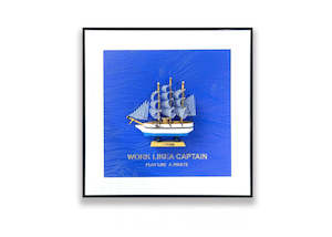3D Pirate Ship Art Frame