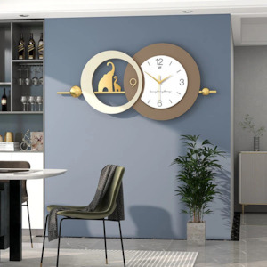 Designer Wall Clocks: Big size Geometric Wall clock art