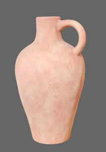 Rustic Pink Ceramic Vase