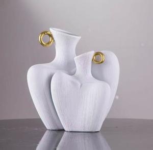 Classic White Ceramic Vase