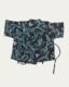 Ngutukākā  Pango Kimono Top