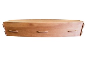 Products: Waxed Timber Casket - Aroha Funerals