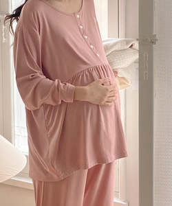 Maternity-Friendly Loungewear - Pink