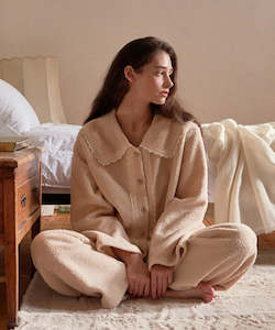 Milklatte Long Sleeve Two-Piece PJ Set