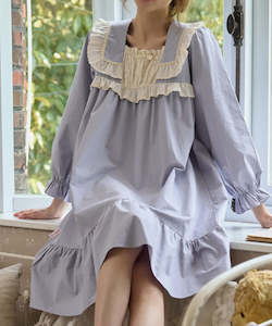 Dallen Long Sleeve Nightdress Lavender
