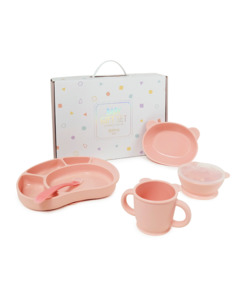 Silipot: [SILIPOT] Premium Baby Silicone Dinnerware Gift Set