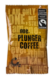 Guest Amenities: Healthpak One Fairtrade Plunger Coffee Sachet