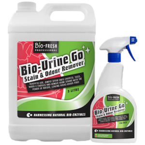 Deodorisers: Bio-Fresh Bio-Urine Go Stain Remover