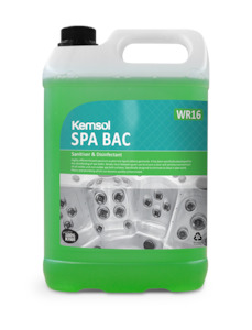 Disinfectants 1: Kemsol Spa Bac Sanitiser & Disinfectant
