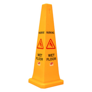 Safety Cone - Wet Floor Yellow