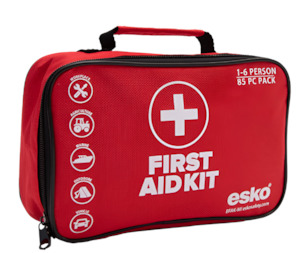 First Aid: First Aid Kit, 1 -6 Person - 85 Piece
