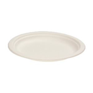 Disposable Plates: Sugar Cane Side 180mm