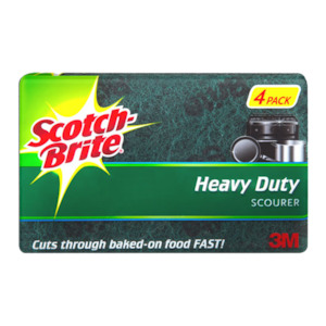 Scourers: Scotchbrite Scourer - 4Pk