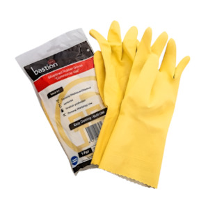 Rubber Gloves: Bastion Yellow Rubber Gloves