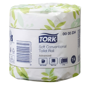 Tork 2-ply Toilet Rolls 400sht Ctn/48