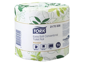 400 Sheet: Tork 2-ply Toilet Paper Premium 280sht 48/Ctn
