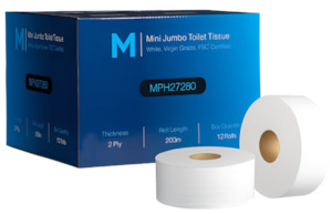 Mini Jumbo Rolls: Matthews Mini Jumbo 200m Ctn/12
